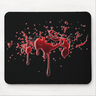 Blut-Spritzer Mousepad