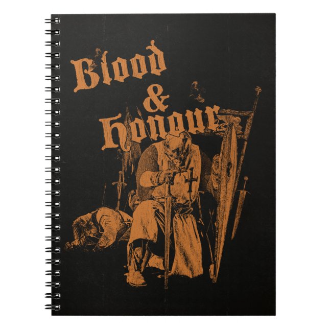 Blut und Ehre - MetallCore Notizblock (Vorderseite)