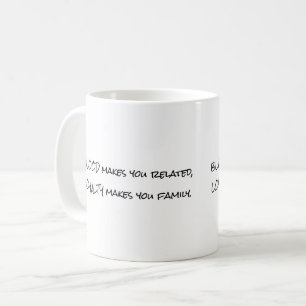 Blut und Familie Kaffeetasse
