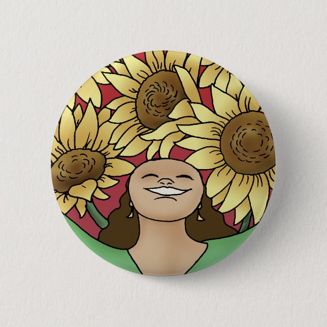 Blut und Wachstum Button (Vorderseite)