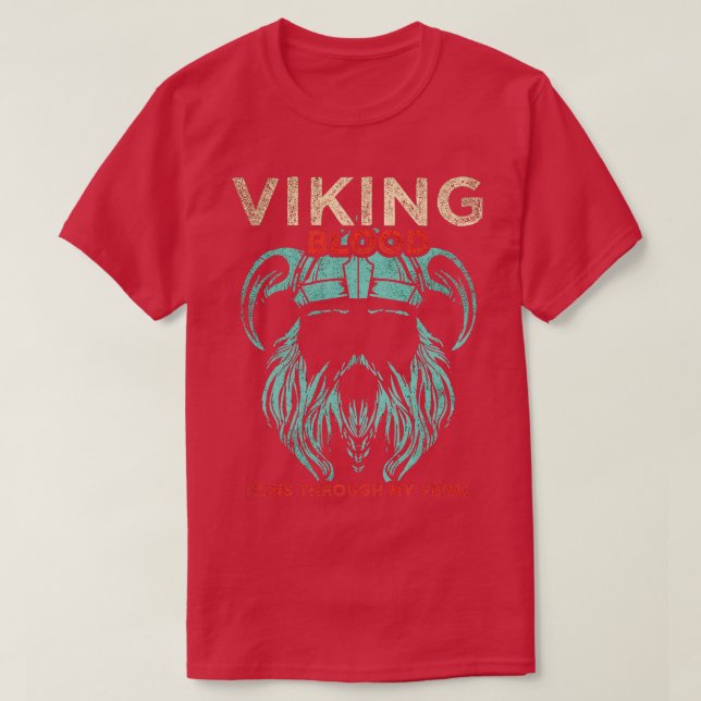 Blut viken fließt durch meine Venen 7 T-Shirt (Design vorne)