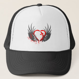 Blut Wings - Emo, Rock, goth, Alternative, Schmutz Truckerkappe