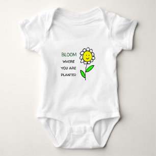 Blut, wo Sie gepflanzt sind Baby Strampler
