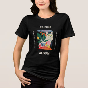 Blut, wo Sie Motivierend gepflanzt sind Tri-Blend Shirt