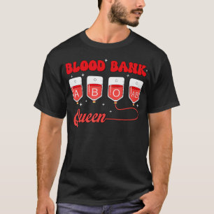 Blutbank-Königin Medical Lab Science Assistant Tra T-Shirt