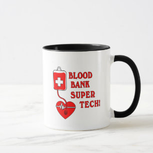 BLUTBANK-SUPERTechnologie Tasse