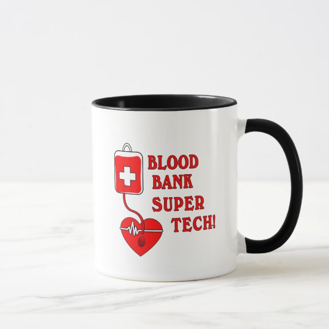 BLUTBANK-SUPERTechnologie Tasse (Rechts)