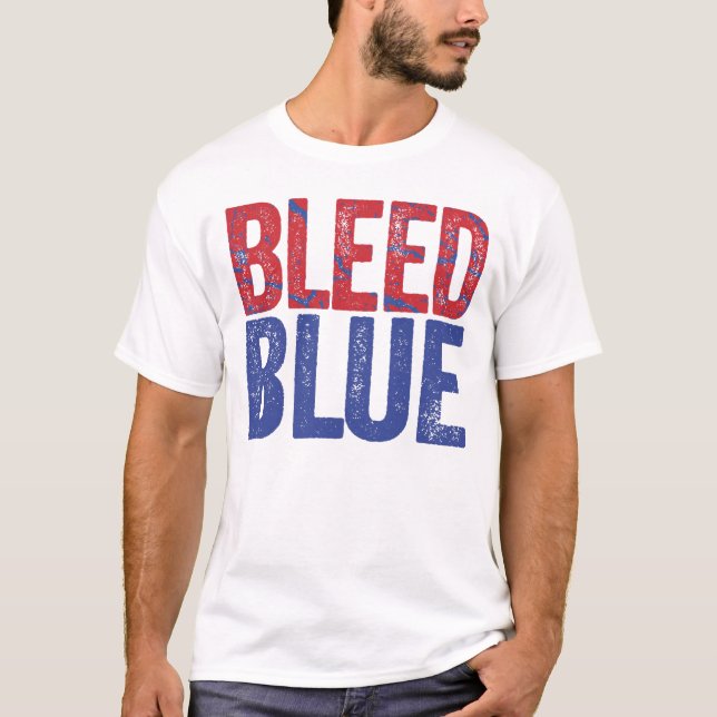 Blutblau T-Shirt (Vorderseite)