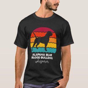 Blutbulldogge Flüsterer Retro Vintage T-Shirt