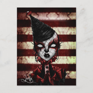 Blutclown Postkarte