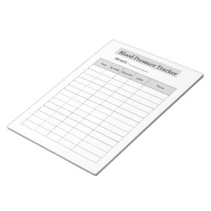 Blutdruck-Tracker Notizblock