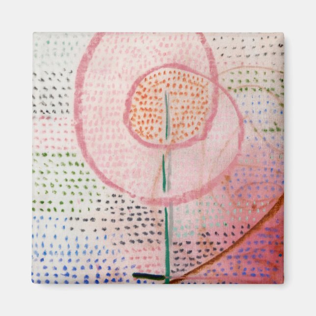 Blüte (1934) von paul klee magnet (Vorne)