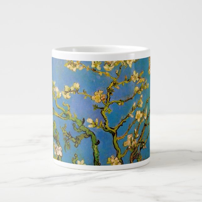 Blüte Almond Tree von Vincent van Gogh Jumbo-Tasse (Vorderseite)