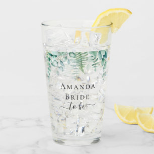 Blüte als Eukalyptus-Grünland Glas