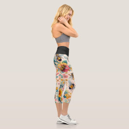 Blüte Capri Leggings