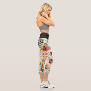 Blüte Capri Leggings