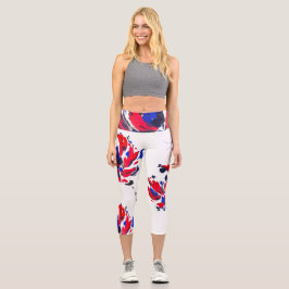 Blüte Capri Leggings