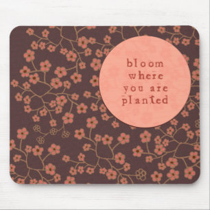 Blüte, in der Sie gepflanzt werden Mousepad