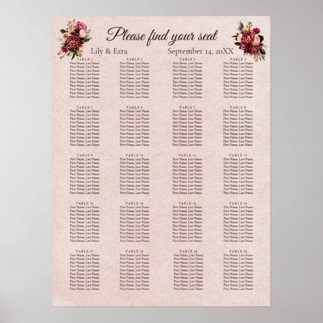 Blüte Poster (Vorne)