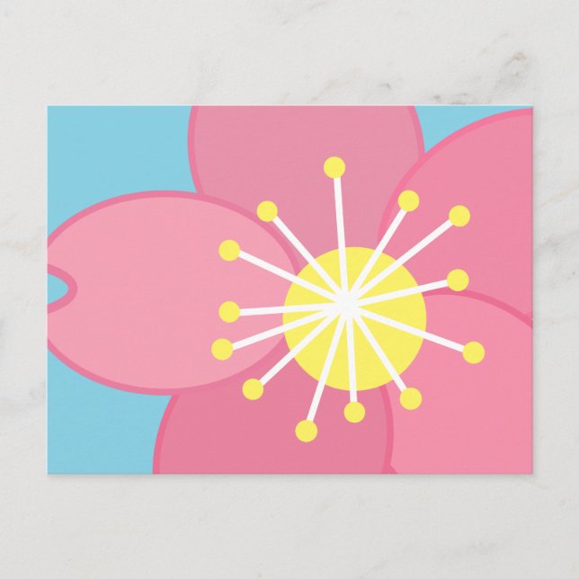 Blüte Postkarte (Vorderseite)