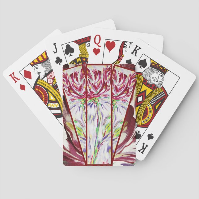 Blüte Spielkarten (Rückseite)