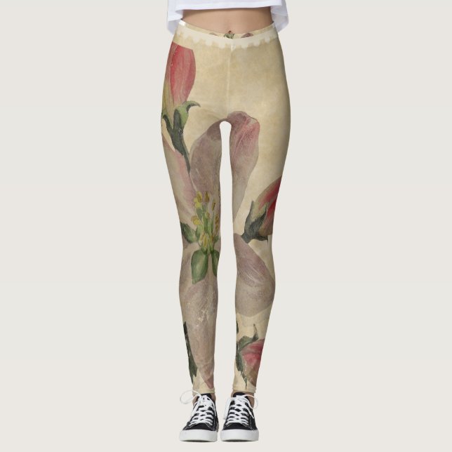 Blüte:Vintage Leggings (Vorderseite)