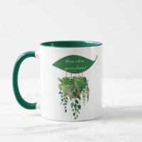 Blüte, wo du Tasse pflanzt
