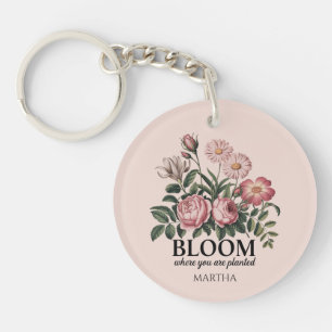 Blüte, wo man akryllischen Schlüsselanhänger pflan