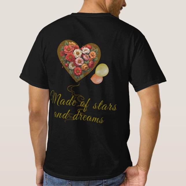 Blüte, wo Sie gepflanzt sind - Blütenunisex T-Shir T-Shirt (Rückseite)