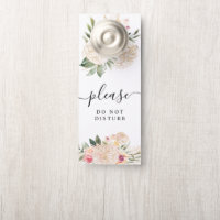 Blüten aus Peony und Gold Foil Hanger
