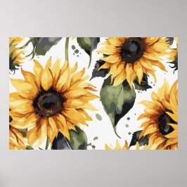 Blüten der Frühlingssonne Poster