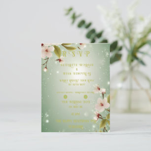Blüten der Liebe" Einladung zur Hochzeit