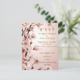 Blüten der Liebe" Einladung zur Hochzeit