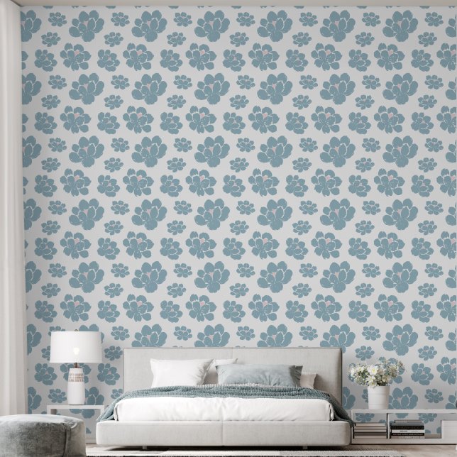 Blüten der Serenität Tapete (Schlafzimmer)