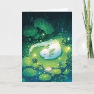 Blüten des Teich Axolotl Garden Karte