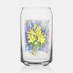 Blüten Dosenglas