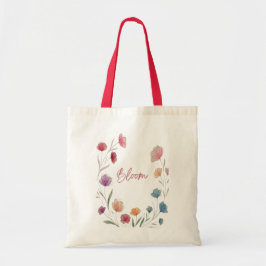 Blüten-Florale Soft-Pastell-Botanik-Ästhetik Tragetasche