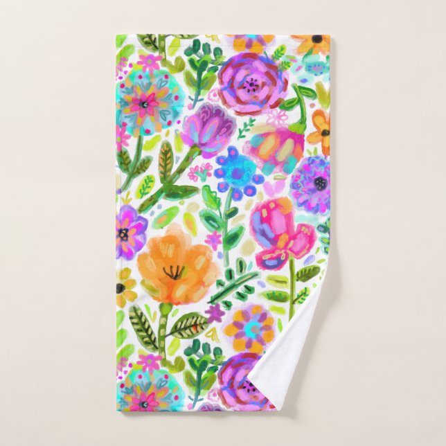Blüten Glückseligkeit Handtuch (Handtuch)