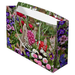 Blüten Große Geschenktasche Geschenktüte