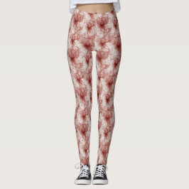 Blüten im Scarlet Veil Leggings