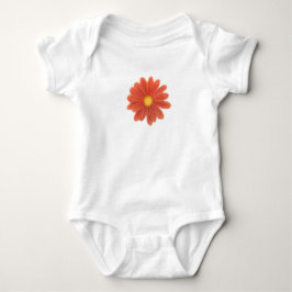 Blüten in Bewegung – Lebendige Blumengrafik Baby Strampler