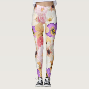Blüten in Harmonie: Eine Symphonie von Farben Leggings