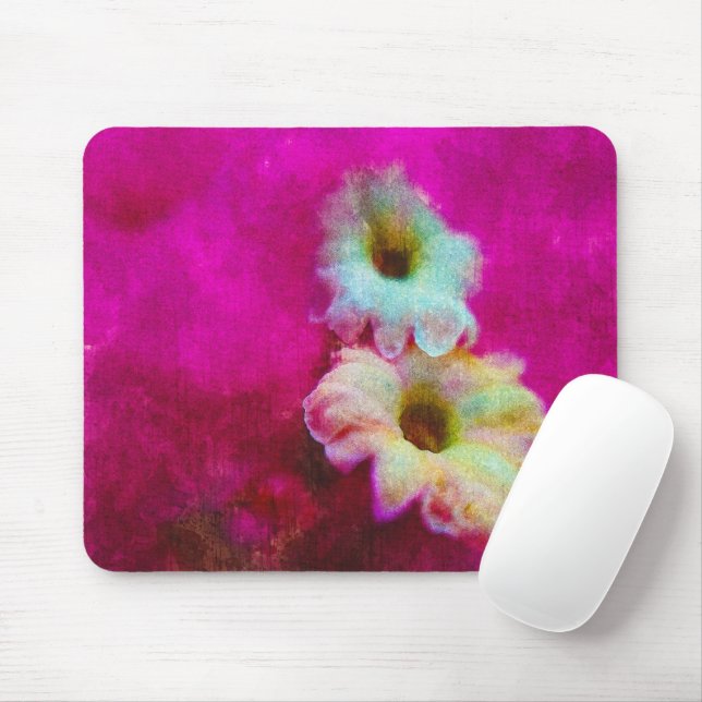 Blüten in Rosa Mousepad (Mit Mouse)
