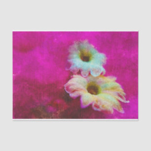 Blüten in Rosa Seidenpapier