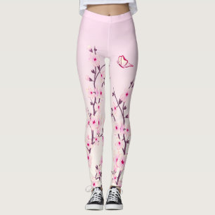 Blüten-Kirschblüten Rosa Weiblich Leggings