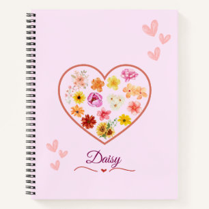 Blüten mit Liebe Notizbuch