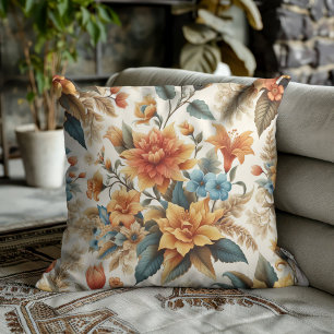 Blüten & Poesie - Eine Florale Angelegenheit Kissen