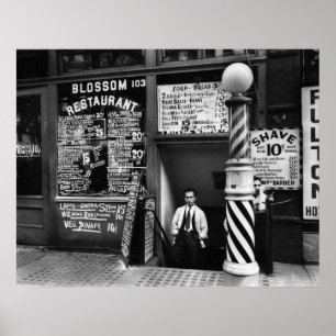 Blüten-Restaurant, 103 Bowery, 1935 Poster