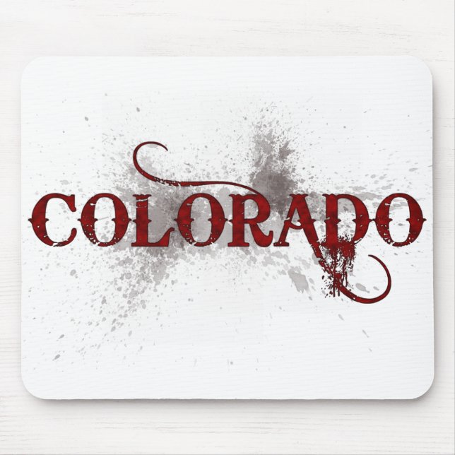 Bluten-Schmutz Colorado Mousepad (Vorne)