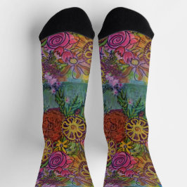 Blüten Socken